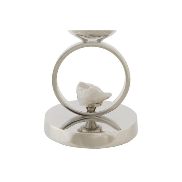 Vas DKD Home Decor Champagne Glas Aluminium (15 x 15 x 44 cm)