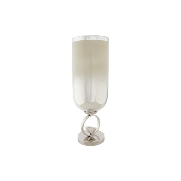 Vas DKD Home Decor Champagne Glas Aluminium (15 x 15 x 44 cm)