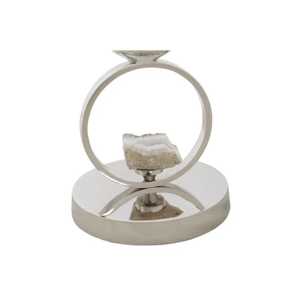 Vas DKD Home Decor Champagne Glas Aluminium (15 x 15 x 56 cm)