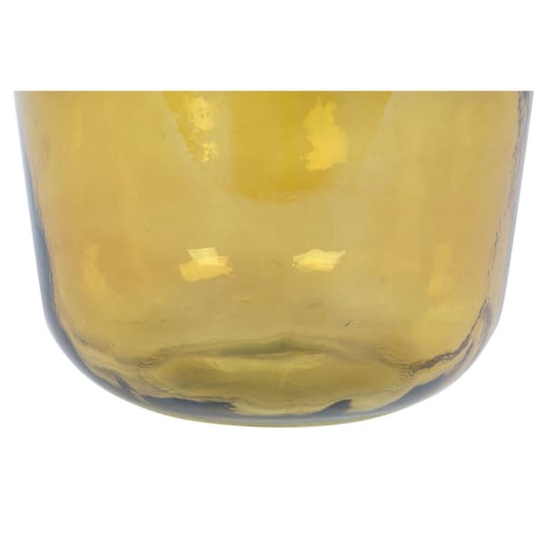 Vas DKD Home Decor Orange Härdat glas 36 x 36 x 56 cm