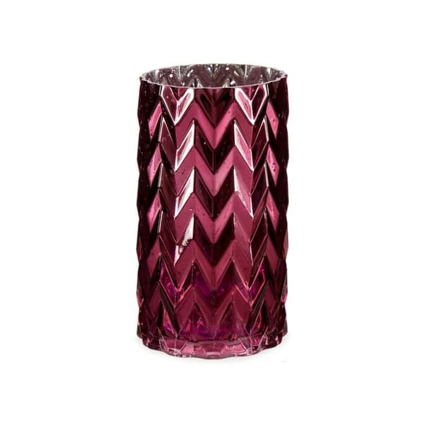 Vas Gravyr Ax Rosa Glas 11,3 x 19,5 x 11,3 cm (6 antal)
