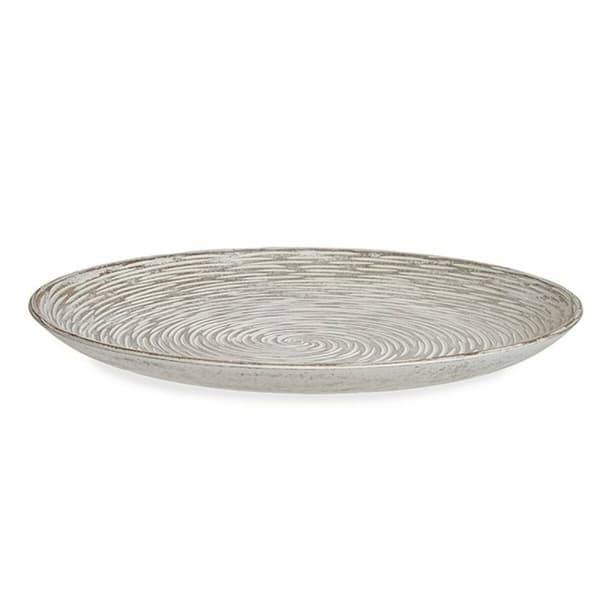 Bordsdekoration Spiral Vit Trä MDF 34,5 x 3 x 34,5 cm (6 antal)
