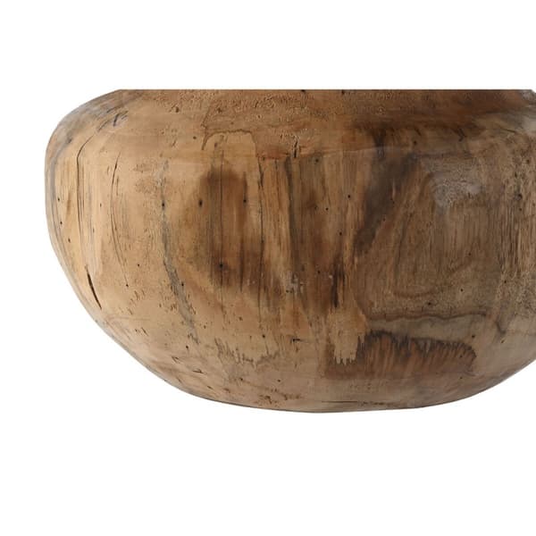 Vas Home ESPRIT Naturell Mörkbrun Teak 30 x 30 x 20 cm