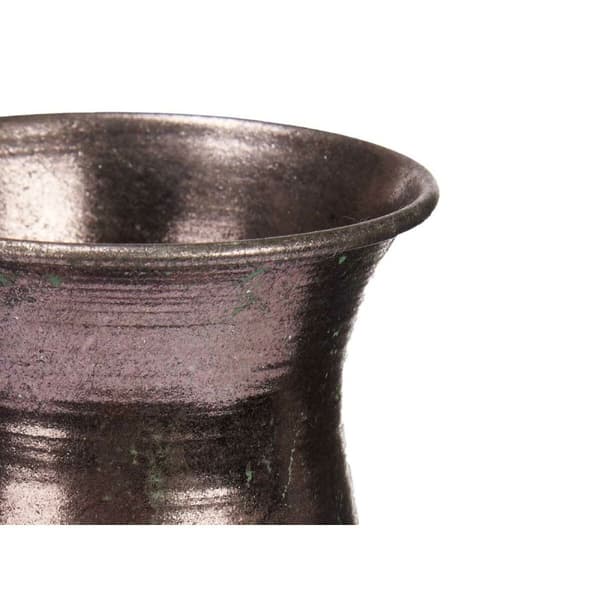 Vas Silvrig Metall 16 x 42 x 16 cm (4 antal) Med relief