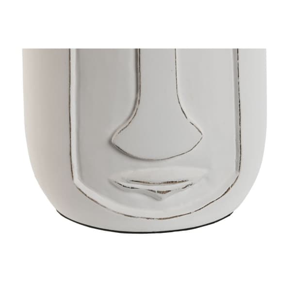 Vas Home ESPRIT Vit Mangoträ Modern Ansikte 15 x 15 x 45 cm