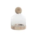 Miniatyrbild 1 av 4: Vas Home ESPRIT Transparent Naturell Trä Glas 18 x 18 x 24 cm