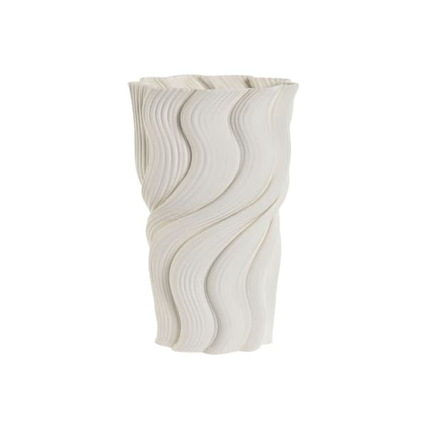 Vas Home ESPRIT Vit Stengods Modern 16 x 16 x 26 cm