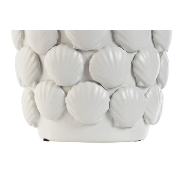 Vas Home ESPRIT Vit Stengods Medelhavs 15,5 X 15,5 X 33,5 cm