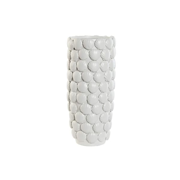 Vas Home ESPRIT Vit Stengods Medelhavs 15,5 X 15,5 X 33,5 cm