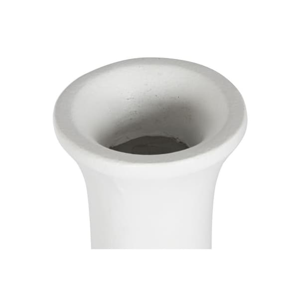 Vas Home ESPRIT Vit Glasfiber 34 x 34 x 100 cm