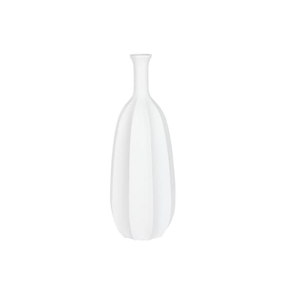 Vas Home ESPRIT Vit Glasfiber 34 x 34 x 100 cm