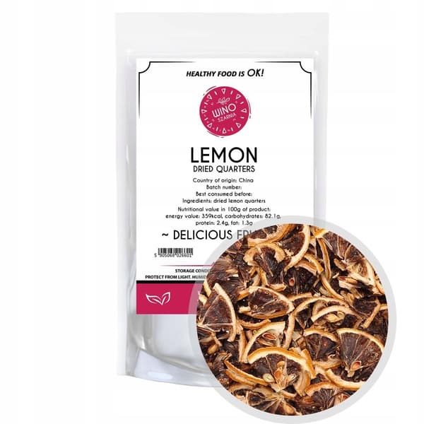 Citronkvartar Torkad frukt Ätbar För Te Mat Dekoration 100g