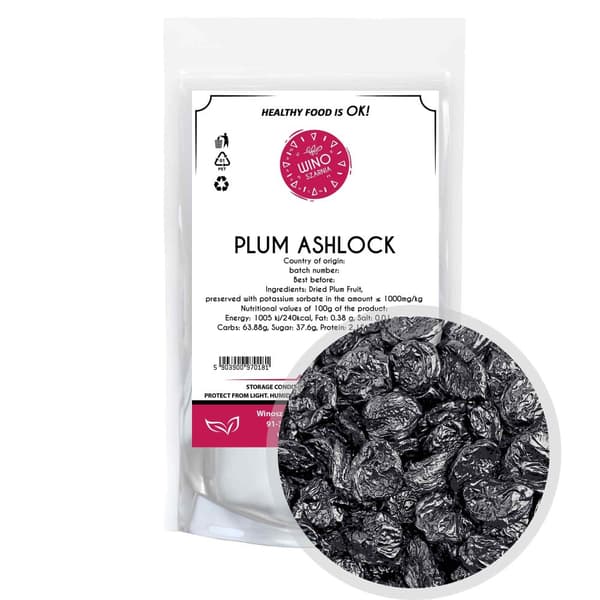 Ashlock California tørret blomme - 1 kg