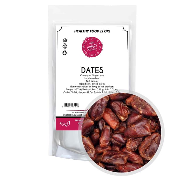 Tørrede dadler uden frø - 1 kg