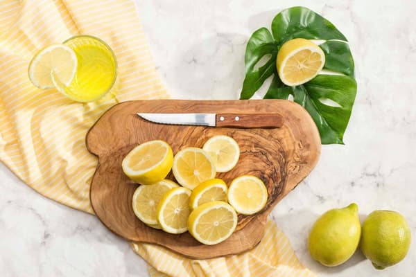 Citronskiver Tørrede spiselige 1 kg til tedekoration Tørret