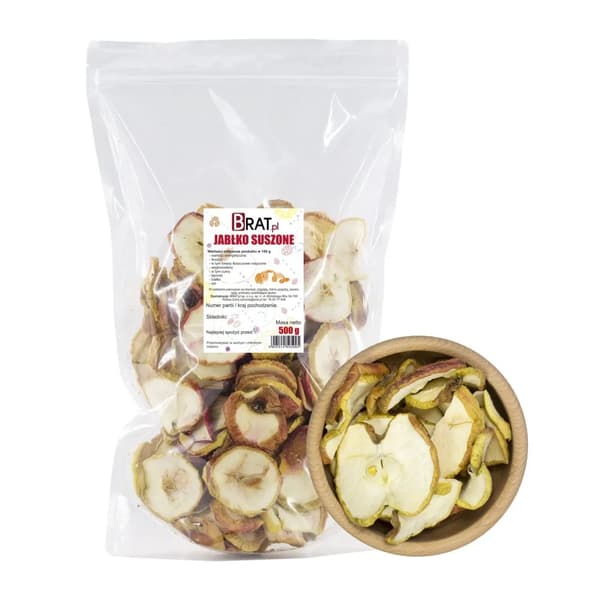 Tørret æble 500 g