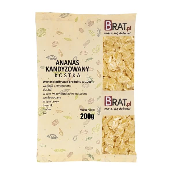 Kanderade ananasbitar 200 g