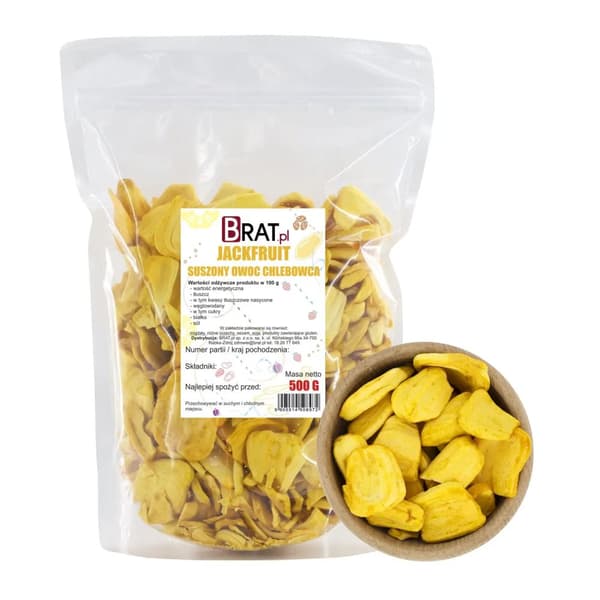 Jackfrukt - torkad brödfrukt 500 g