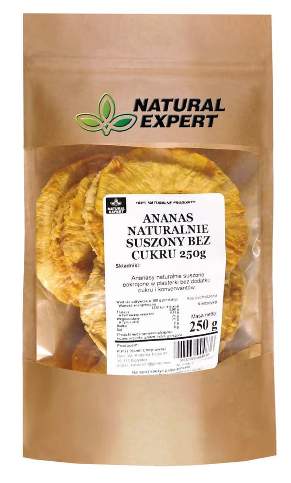 Ananasviipaleet, kuivattua sokeria, 250 g
