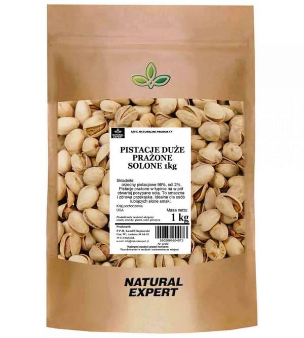 STORE RISTEDE SALTEDE PISTACIENØDDER 1 kg