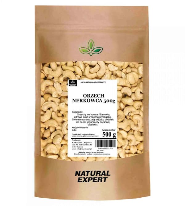 Cashewpähkinät 500g