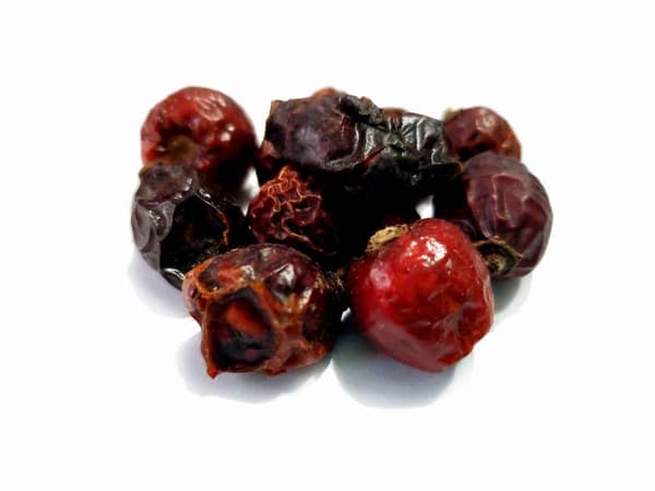TORKADE FRUKTER MED VILDROSER 500 g