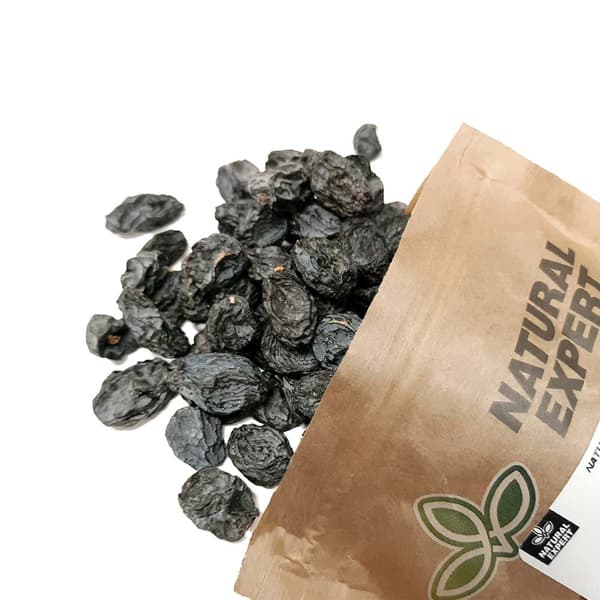 LUONNONMUSTAT RUSINOAT PIENET 500g