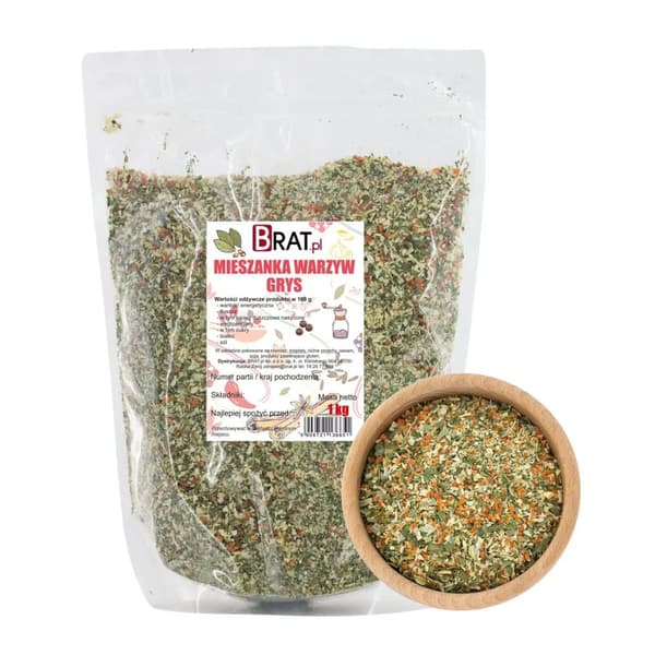 Blandede grøntsagsgryn 1 kg