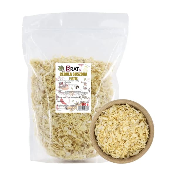 Tørrede løgflager 500 g