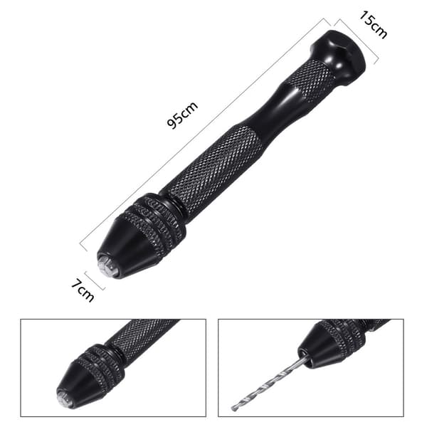 26st Twist Drill Bit Set Hand Drill Tools 25st 0.5-3.0mm Micro Bit Mini Hand Drill Set