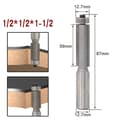Miniatyrbilde 3 av 4: INF Karbidkantkutter 1/2"x1/2"x1-1/2" Sølv - For trebearbeiding Model 4