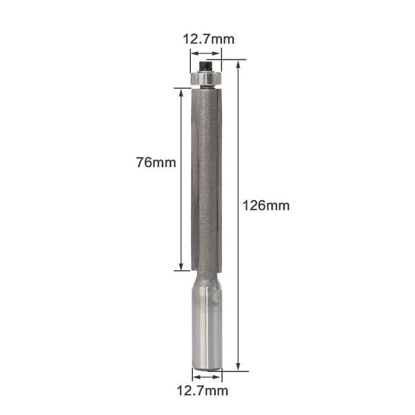 INF Hårdmetal kantskærer 1/2"x1/2"x1-1/2" Sølv - Til træbearbejdning Model 3