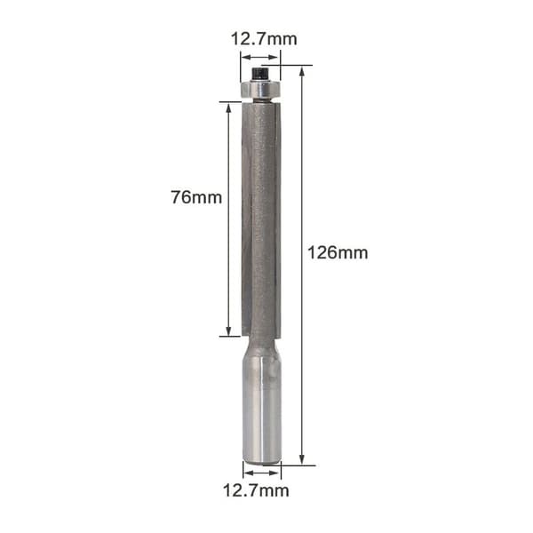 INF Karbidkantkutter 1/2"x1/2"x1-1/2" Sølv - For trebearbeiding Model 1