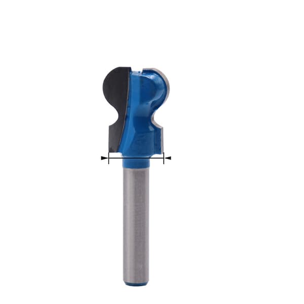 INF Tvåbågig frässtål för köksluckor och kökslådor - 1/4"x3/4"
