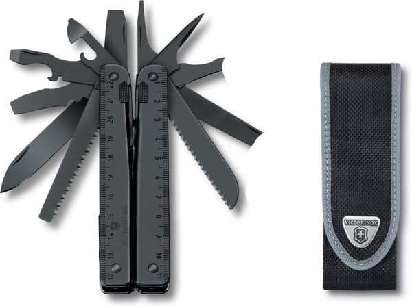 Victorinox SwissTool Burnished multifunksjonsverktøy, svart