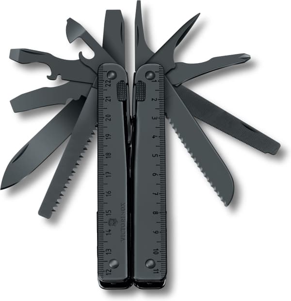 Victorinox SwissTool Burnished monitoimityökalu, musta