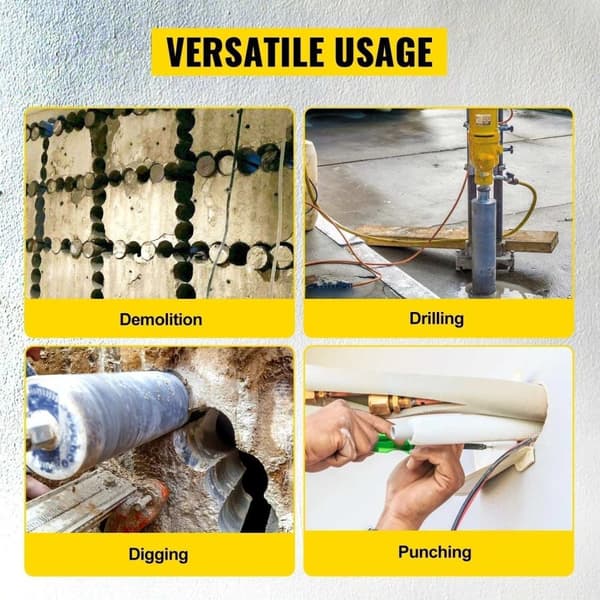 3980W 750RPM 205mm elektrisk vertikal kärnborrmaskin med borr,med skyddsbrytare