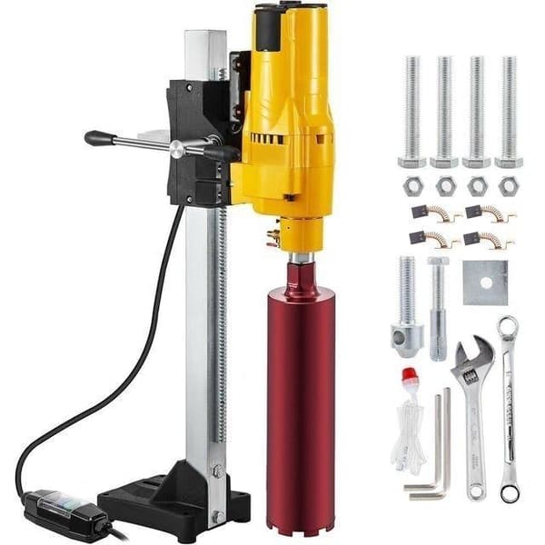 3980W 750RPM 205mm elektrisk vertikal kärnborrmaskin med borr,med skyddsbrytare