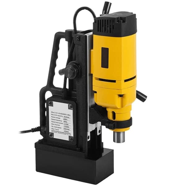 1200W 1-23mm 550RPM 13500N elektrisk magnetisk borrmaskin, med kylsystem