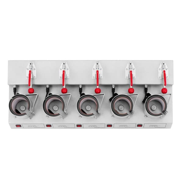MSW - Muggpress - För 5 koppar - Upp till 250 °C - LCD-display - Timer