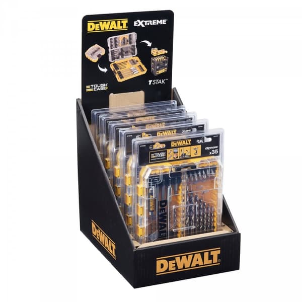 DeWalt DT70756 bore- og bitsæt med 35 dele.