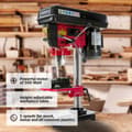 Miniatyrbillede 2 af 9: Bænkboremaskine med laser 13 mm 500W