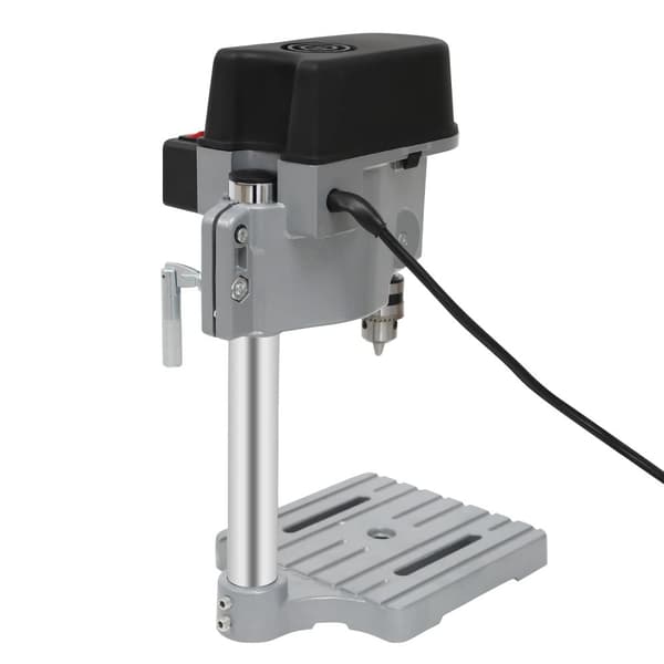 Mini elektrisk boremaskine, justerbar hastighed 1800-12000 RPM, kompakt design,Sølv