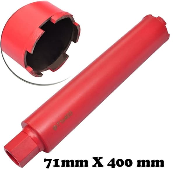 vidaXL diamantbor tør/våd boring 71 mm x 400 mm