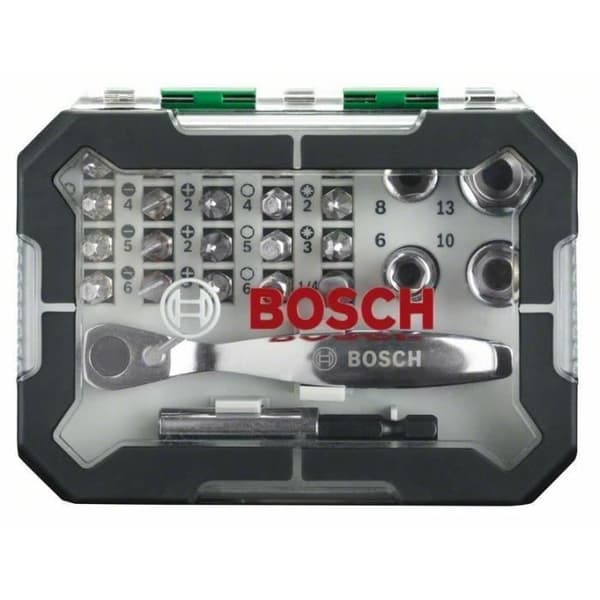 BOSCH Tillbehör - färgskruvsats 26 st + spärr