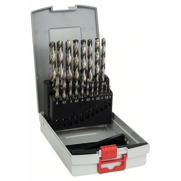 Borrsats ProBox HSS-G, 1-10mm, 135 °, 19 - BOSCH