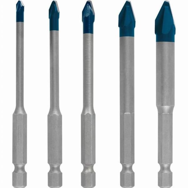 Hard Ceramic Hex-9 Expert BOSCH borr Ø 4/5/6/8/10 mm - 5 stycken - 2608900597