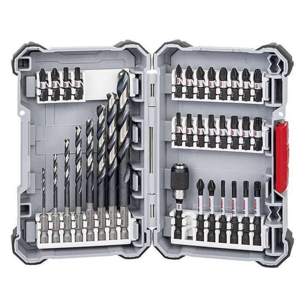 Skruvmejselbitssats - BOSCH - 2608577148 - 35 delar - HSS stål - Magnetisk universal