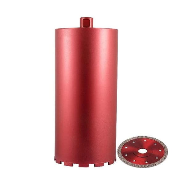 152mm diameter 450mm längd diamantkärnborr med extra blad, 5/4 tum gänga, högkvalitativt material, snabb/stabil borrning