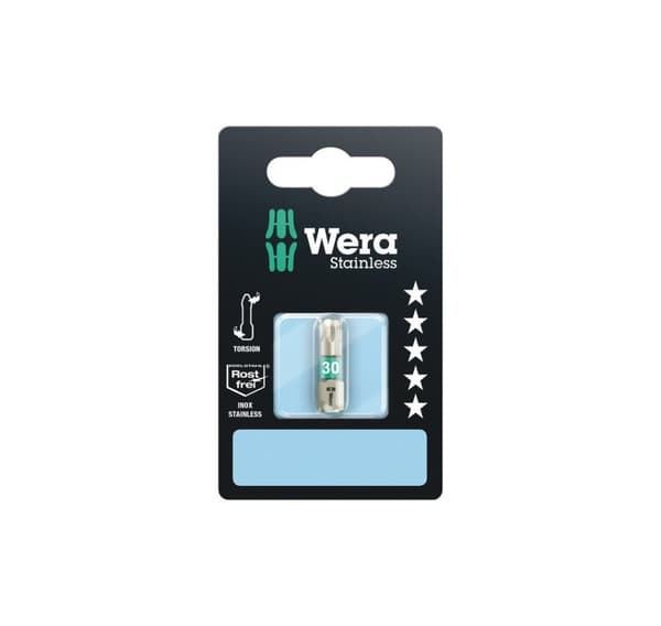 Wera 3867/1 Torsion rustfri bit T30 x 25mm